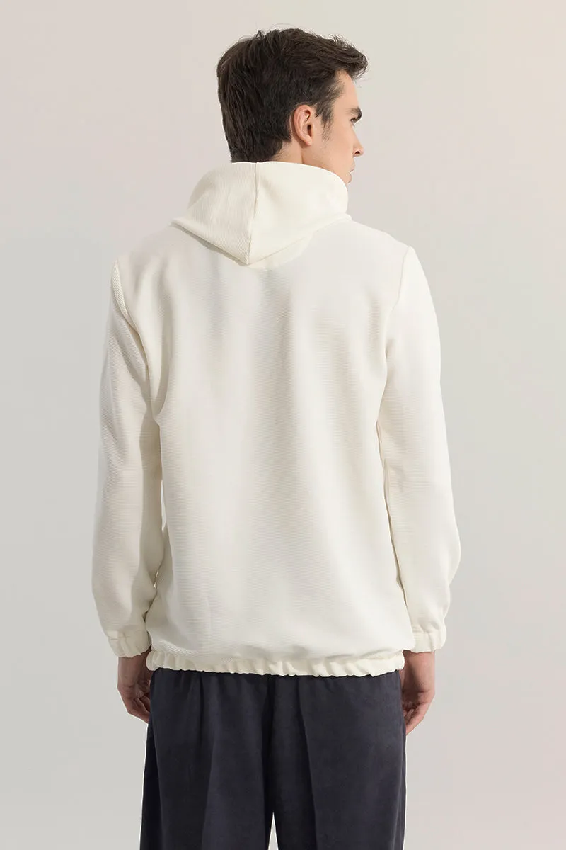 Supine White Hoodie