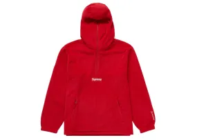 Supreme Polartec Facemask Half Zip Pullover Red