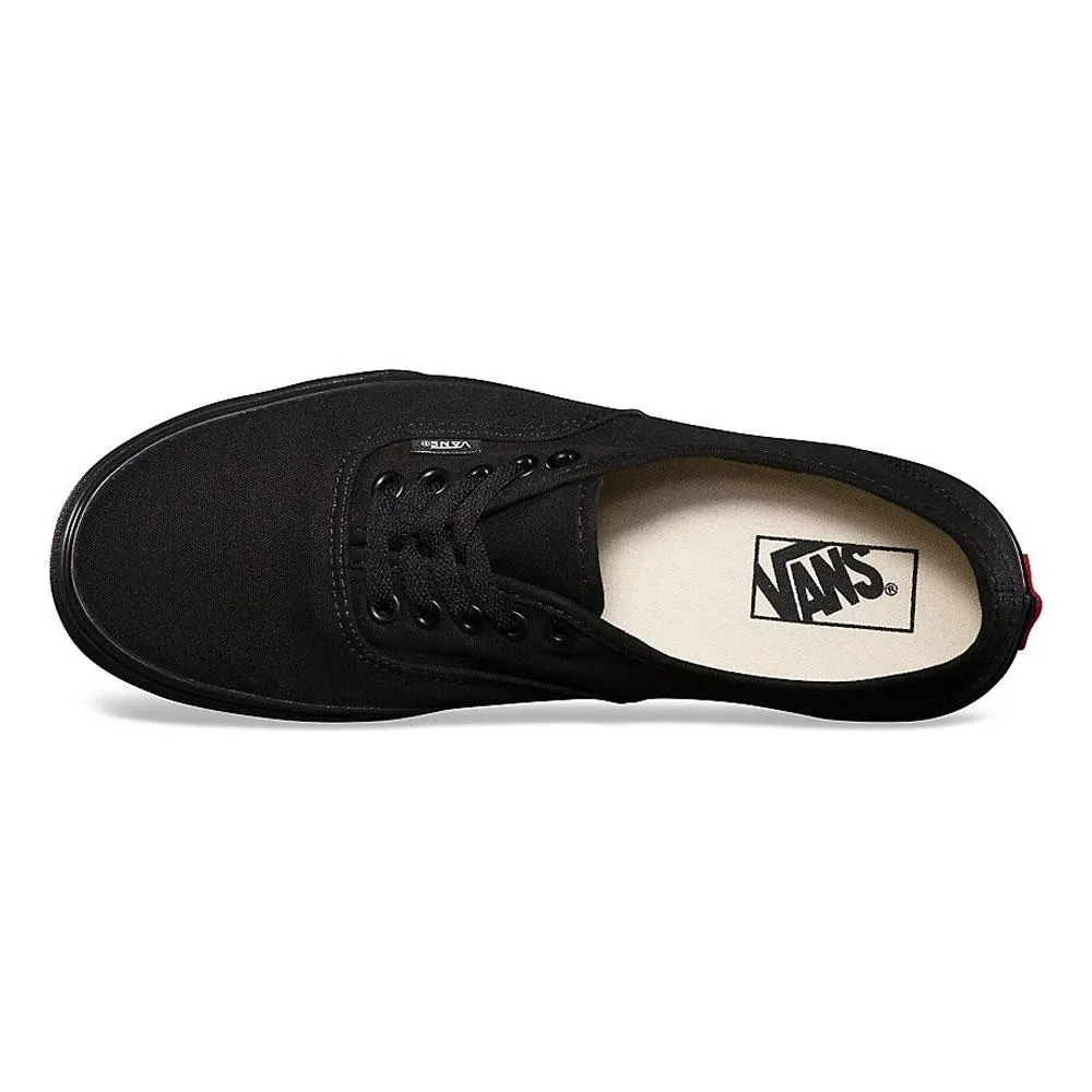 Vans Black Authentic Canvas Trainers - VN0A3-EE3BKA