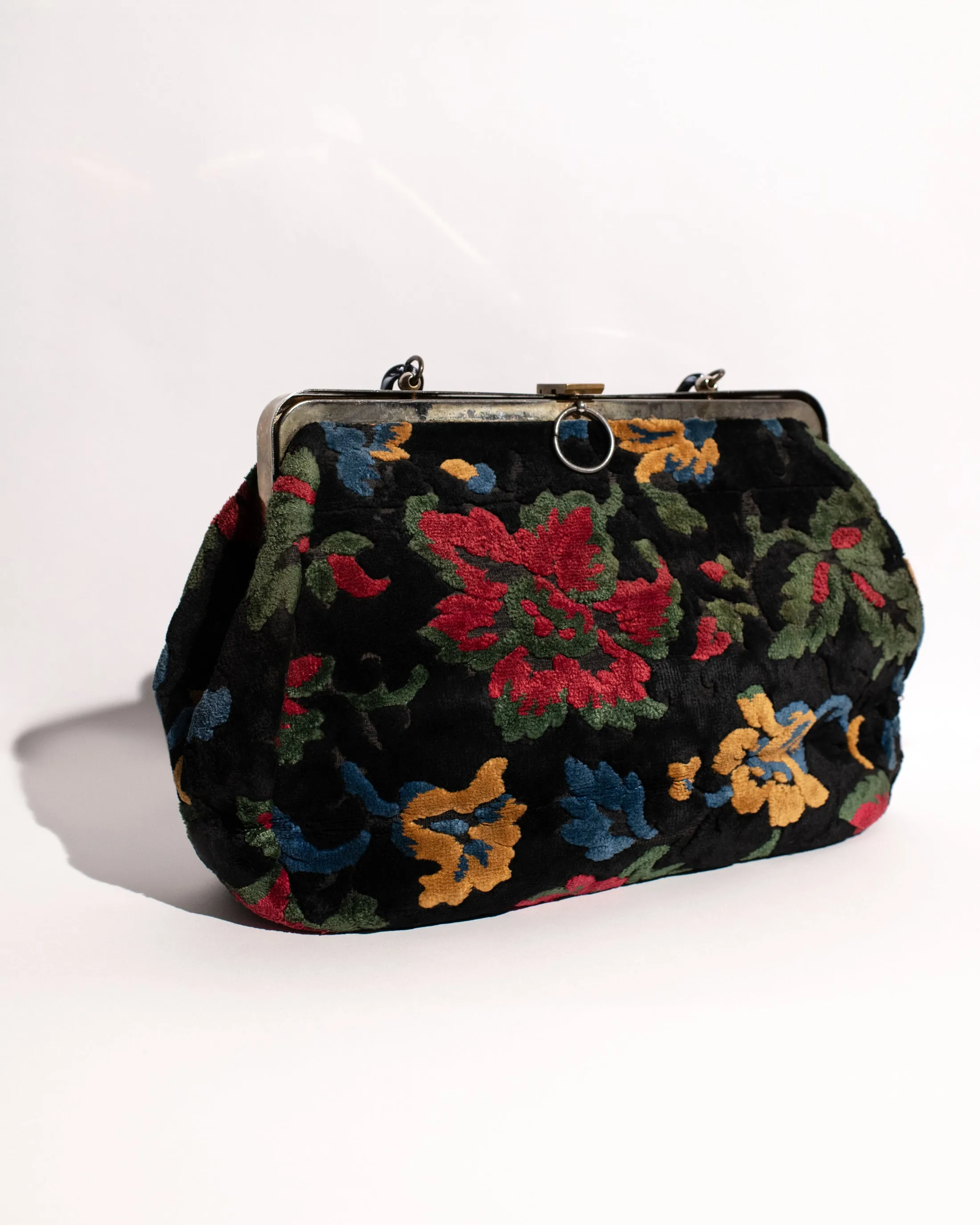 Vintage 1940 Tapestry Hand Bag