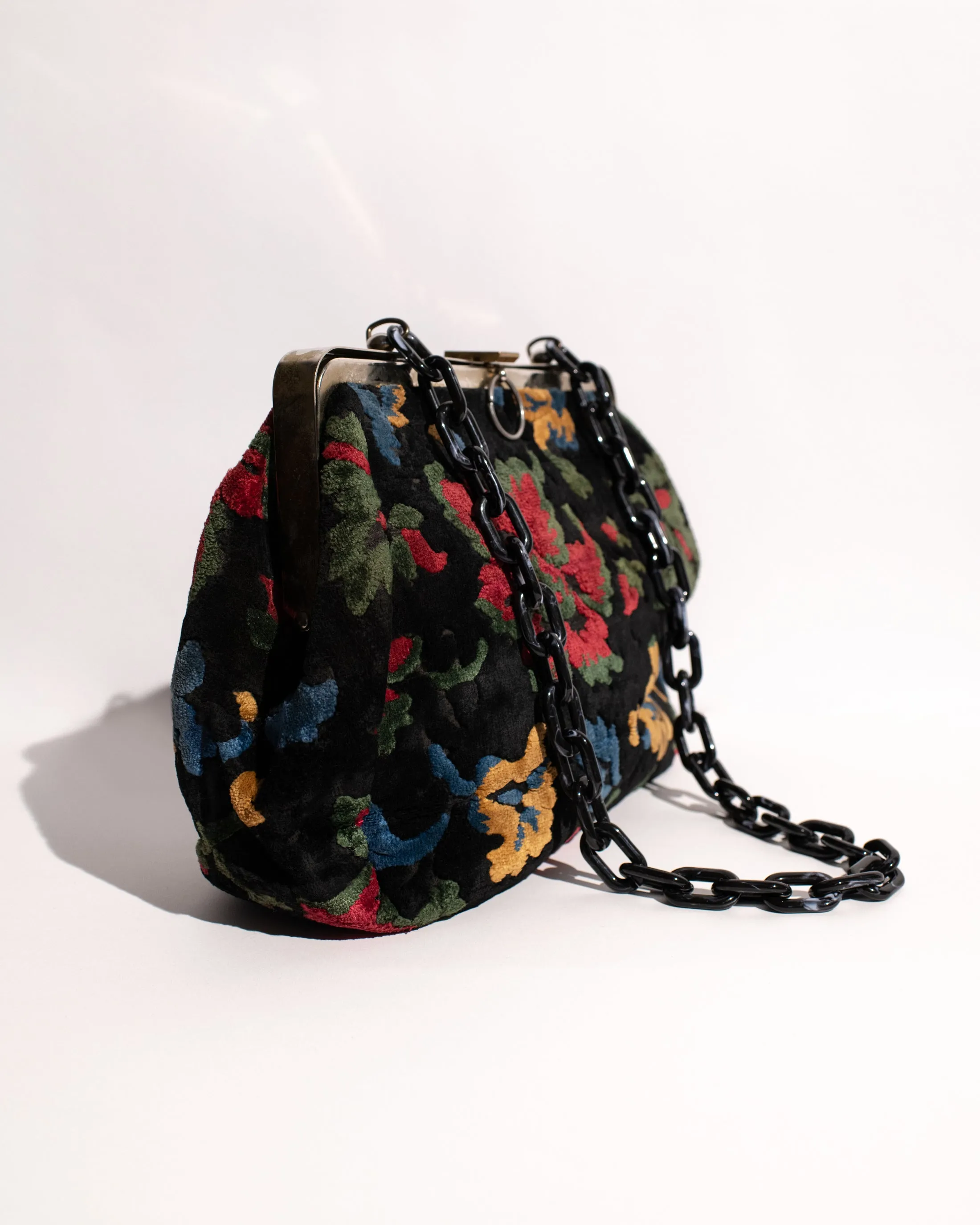 Vintage 1940 Tapestry Hand Bag