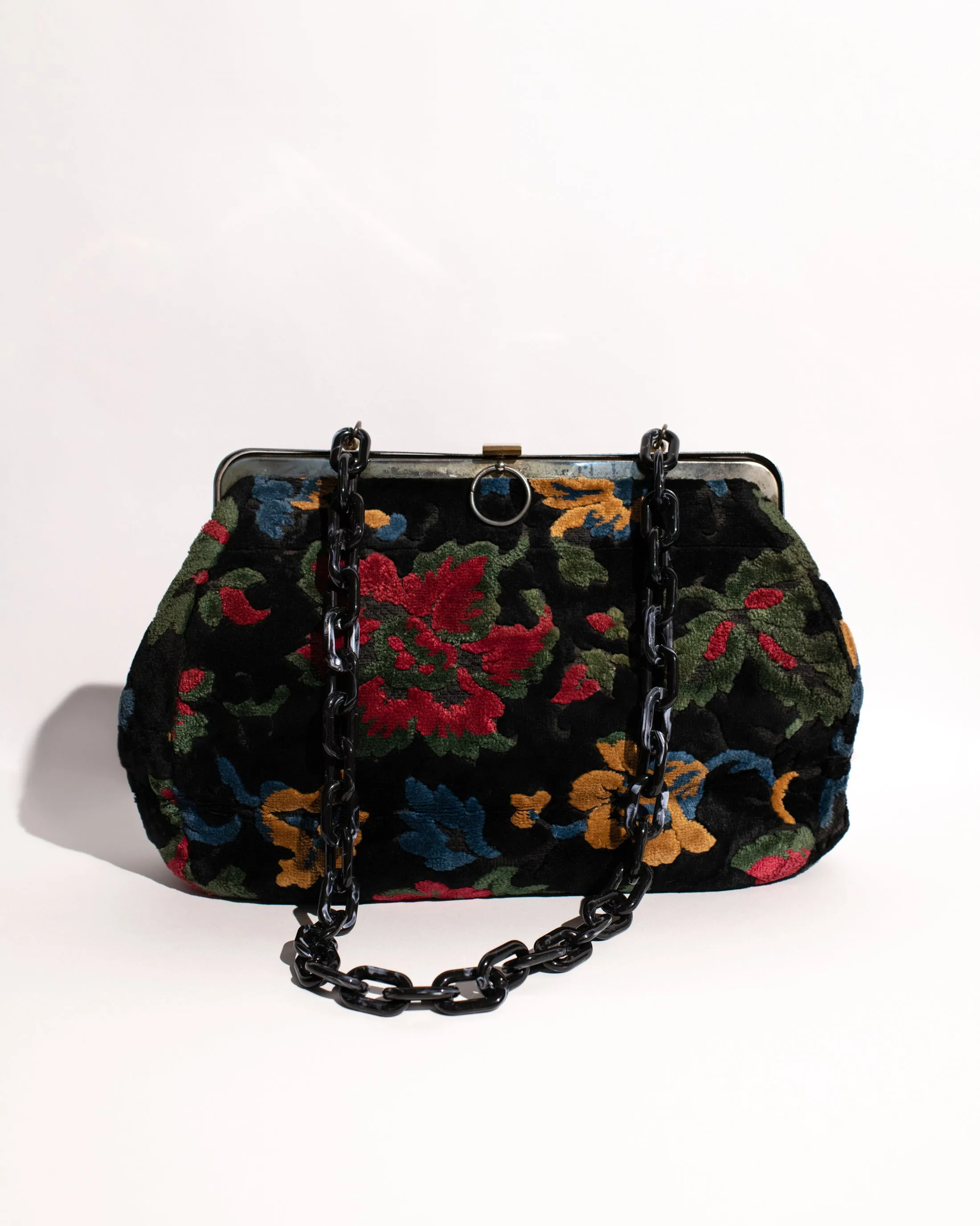 Vintage 1940 Tapestry Hand Bag