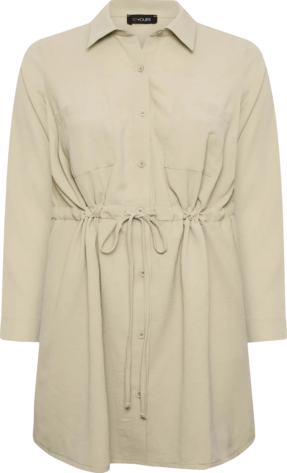 Yours Curve Beige Utility Tunic Shirt BNWT UK 20