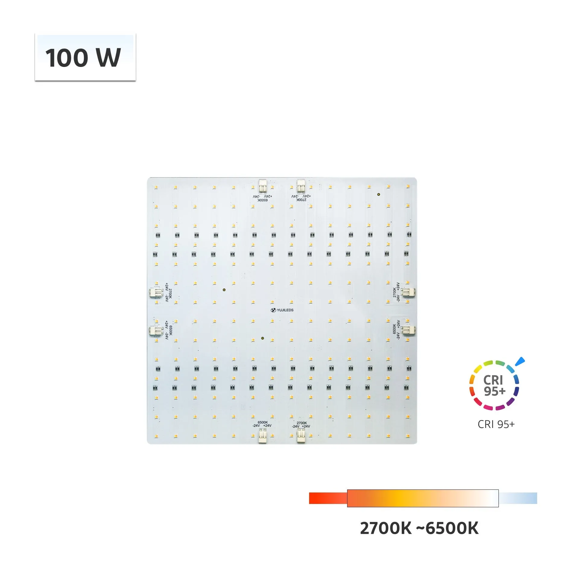 YUJILEDS CRI 95  Tunable White 100W LED Module Panel - 2pcs/4pcs